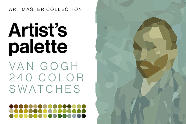 Van Gogh 240 Color Swatches palette