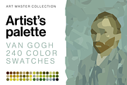 Van Gogh 240 Color Swatches palette