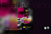 Dark Beauty Salon Flyer