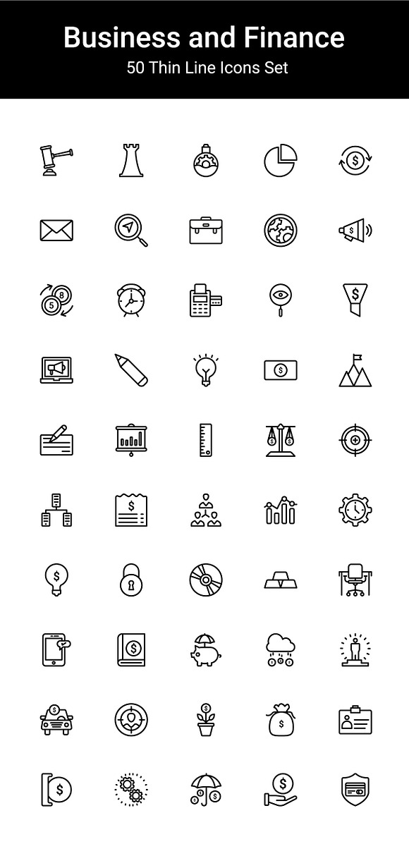 Business and Finance in Business Icons - product preview 4