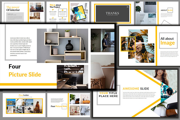 Yellow - Innovative PowerPoint in PowerPoint Templates - product preview 3