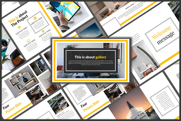 Yellow - Innovative PowerPoint in PowerPoint Templates - product preview 5
