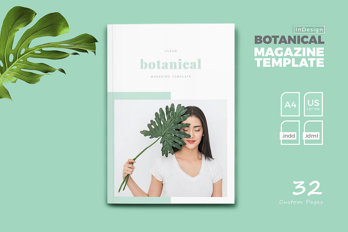 Botanical Magazine Template in Magazine Templates - product preview 8