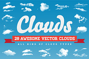 Awesome 28 Vector Clouds