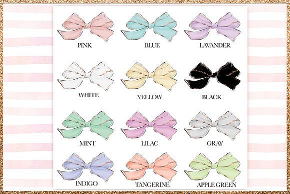 Bows Png Cliparts in Illustrations - product preview 1