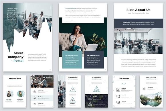 A4 Portal Modern Powerpoint Template in PowerPoint Templates - product preview 10
