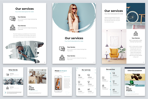A4 Portal Modern Powerpoint Template in PowerPoint Templates - product preview 11
