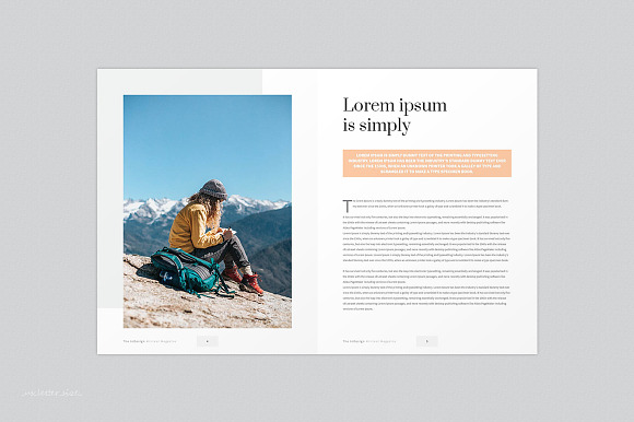 Minimalist Magazine Template in Magazine Templates - product preview 2