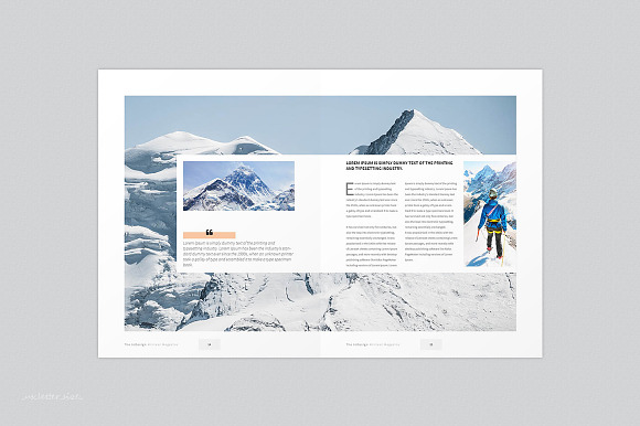 Minimalist Magazine Template in Magazine Templates - product preview 3