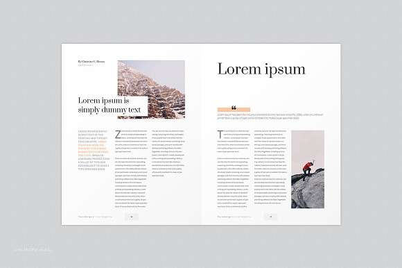 Minimalist Magazine Template in Magazine Templates - product preview 10