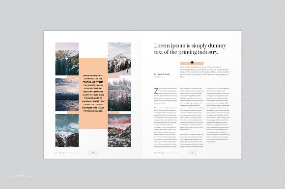 Minimalist Magazine Template in Magazine Templates - product preview 14