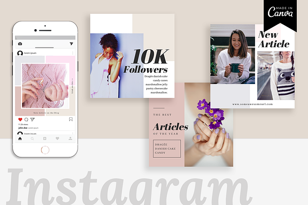 Instagram Canva Template | Ivy