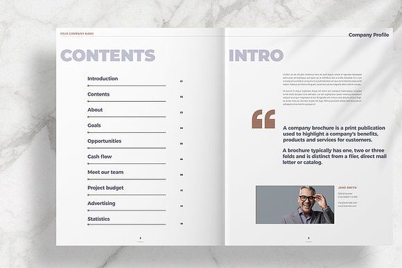 Company Profile 2020 in Brochure Templates - product preview 1
