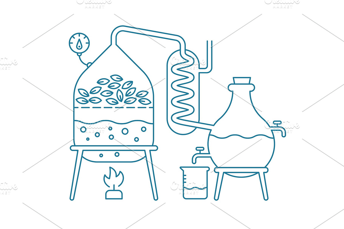 Essential oil making. Distillations in Objects - product preview 8