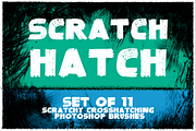 Scratch Hatch Photoshop Brushes