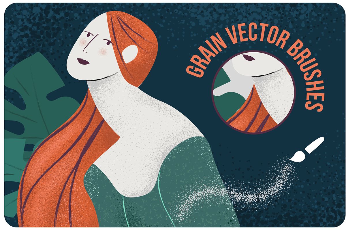 Ophelia Grain Vector Brushes in Add-Ons - product preview 8