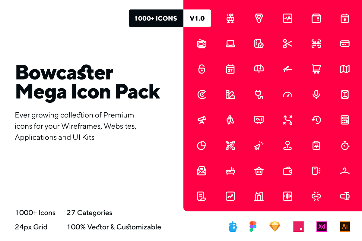 Bowcaster Mega Icon Pack in UI Icons - product preview 8