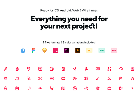 Bowcaster Mega Icon Pack in UI Icons - product preview 1