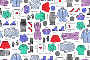 Pattern on the theme of fashion