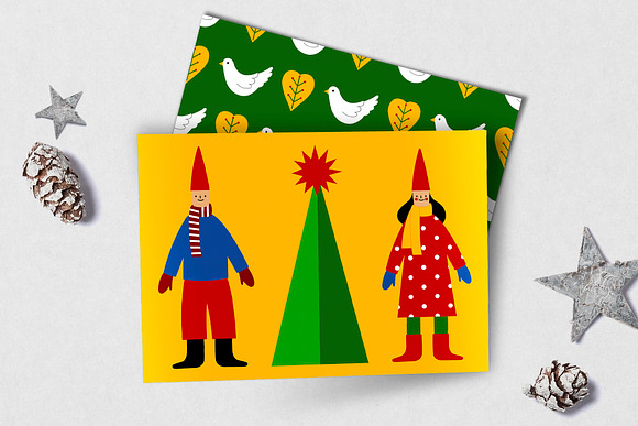 "NORDIC NOEL" Graphic Set in Patterns - product preview 2