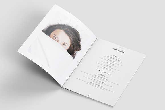 Minimal Fashion Magazine / Lookbook in Magazine Templates - product preview 1