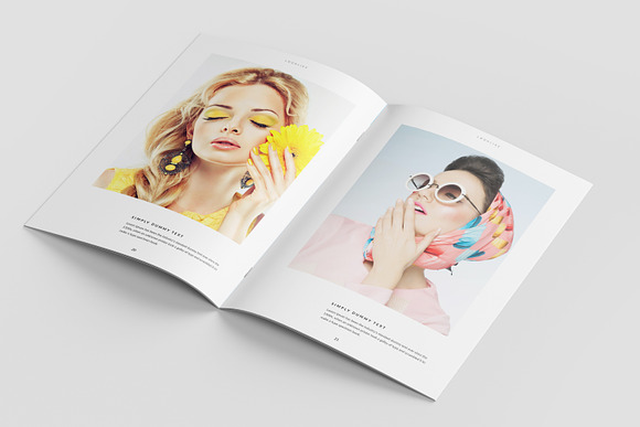 Minimal Fashion Magazine / Lookbook in Magazine Templates - product preview 6