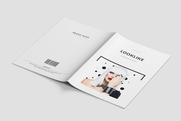 Minimal Fashion Magazine / Lookbook in Magazine Templates - product preview 9