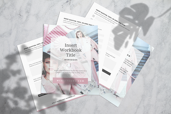 Workbook Canva Templates (Ivy) in Brochure Templates - product preview 2