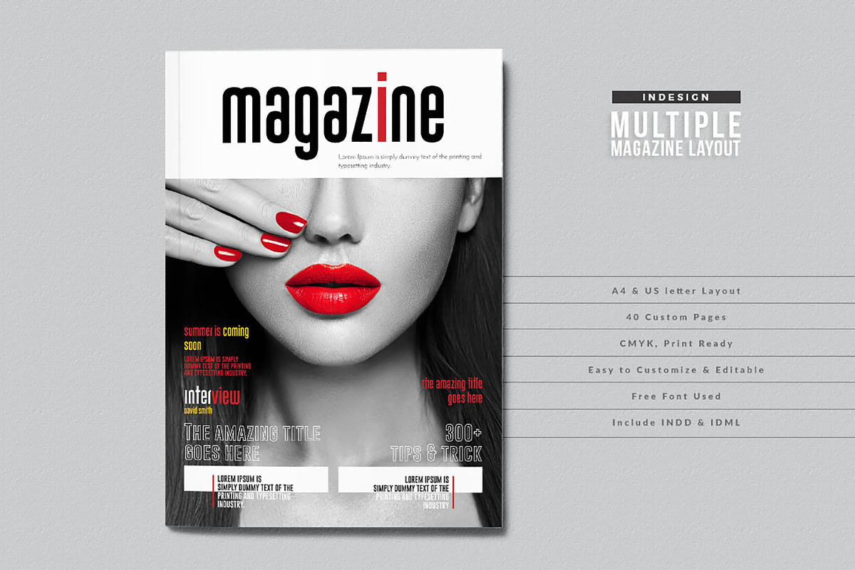 Multiple Magazine Template in Magazine Templates - product preview 8