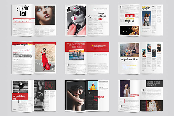 Multiple Magazine Template in Magazine Templates - product preview 3