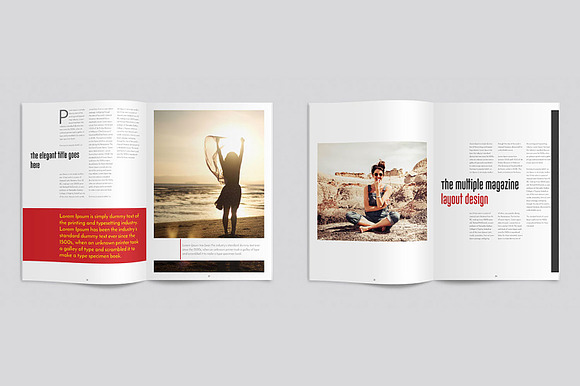 Multiple Magazine Template in Magazine Templates - product preview 4