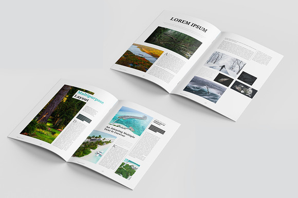 Multiple Magazine Layout in Magazine Templates - product preview 6