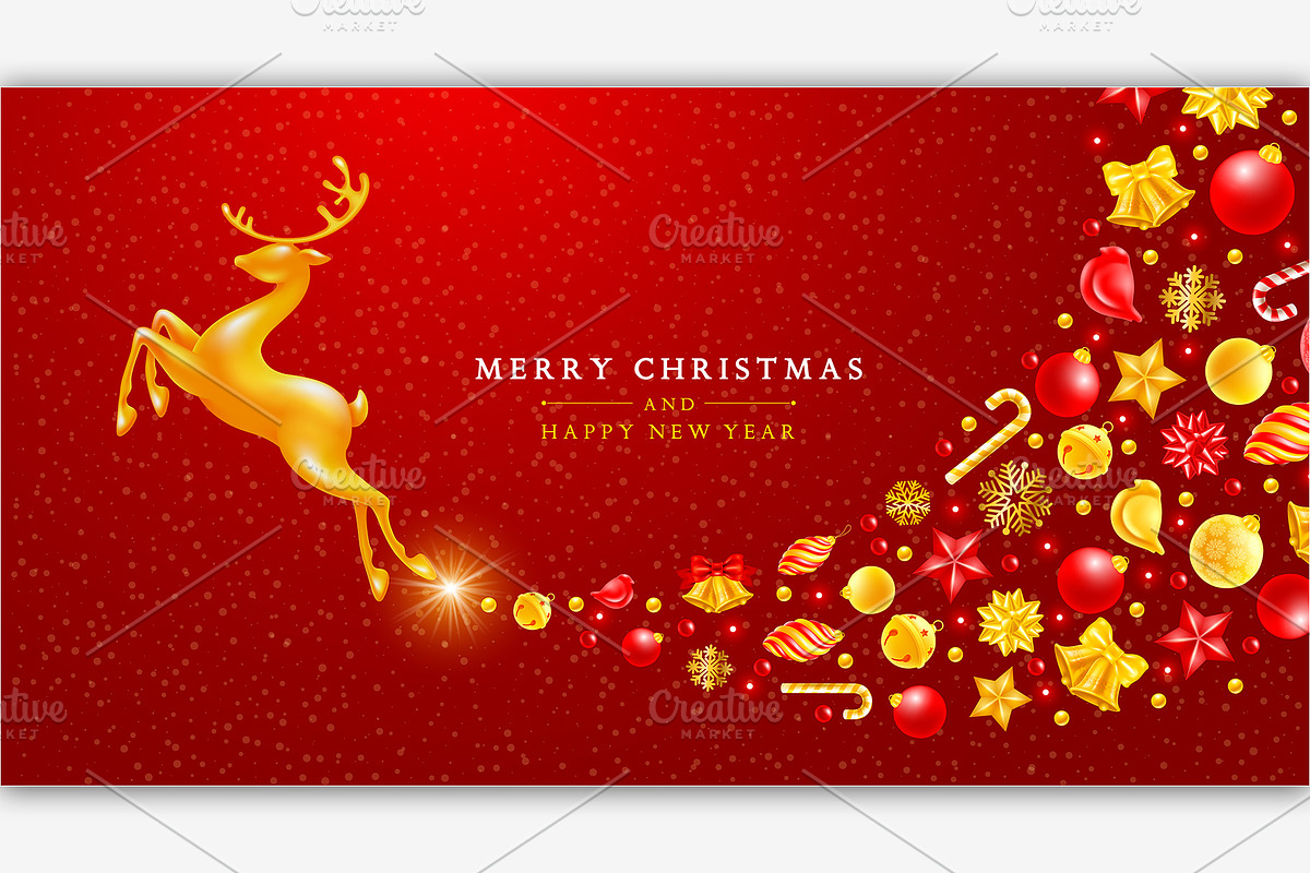 Christmas And New Year Greeting in Illustrations - product preview 8