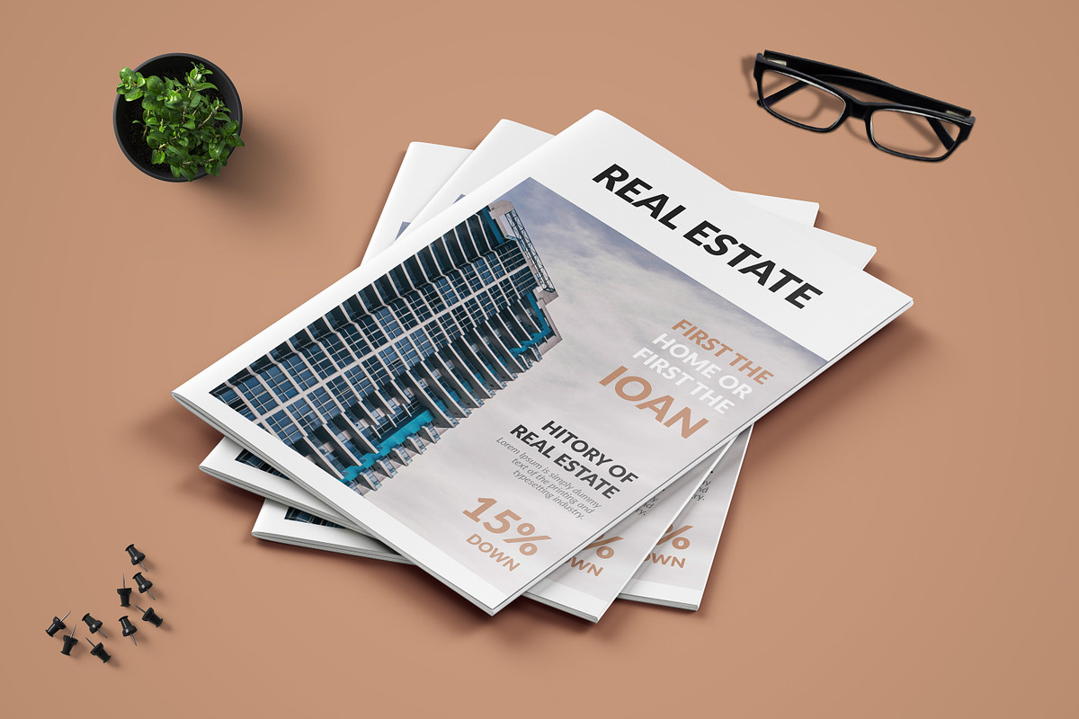 Real Estate Magazine / Brochure in Magazine Templates - product preview 8