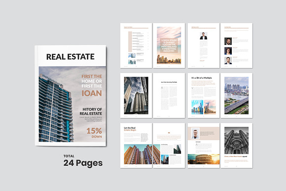 Real Estate Magazine / Brochure in Magazine Templates - product preview 1