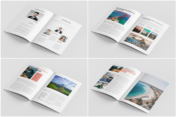 Travel Magazine Template in Magazine Templates - product preview 2