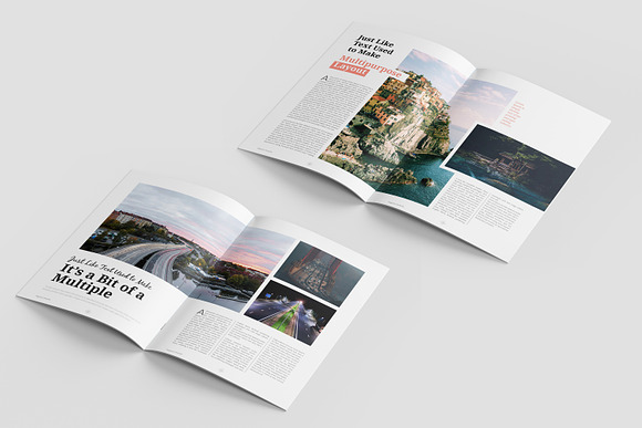 Travel Magazine Template in Magazine Templates - product preview 3