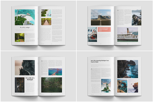 Travel Magazine Template in Magazine Templates - product preview 4