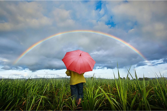 Realistic Rainbow Photo Overlays in Objects - product preview 8
