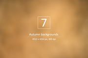 Autumn backgrounds - Nature colors