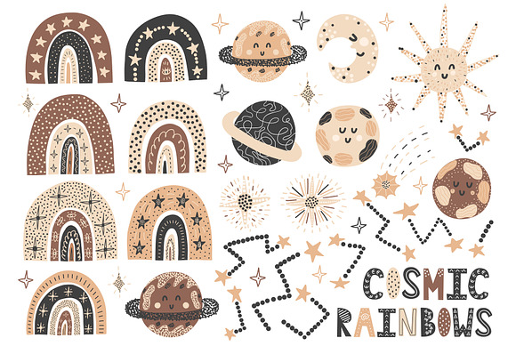 Cats and Rainbows Graphic Pack in Illustrations - product preview 11