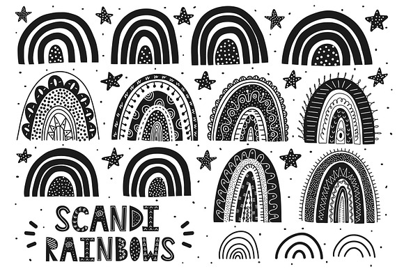 Cats and Rainbows Graphic Pack in Illustrations - product preview 13