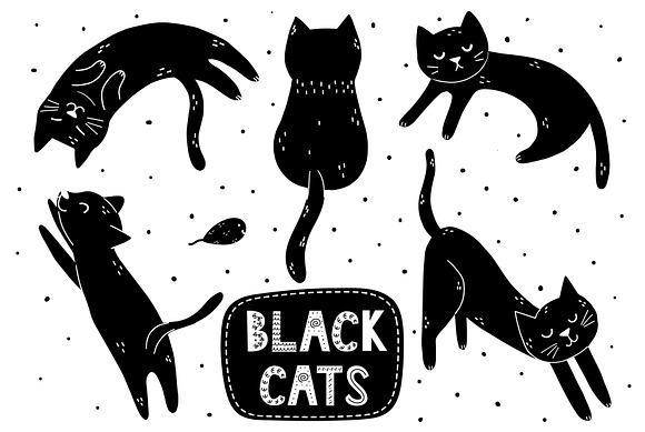 Cats and Rainbows Graphic Pack in Illustrations - product preview 14