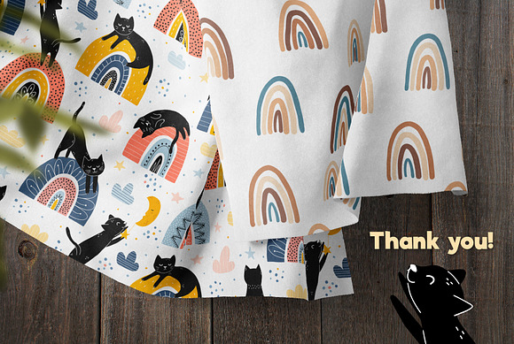 Cats and Rainbows Graphic Pack in Illustrations - product preview 16
