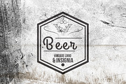 10 Beer Vintage Logo & Insignia
