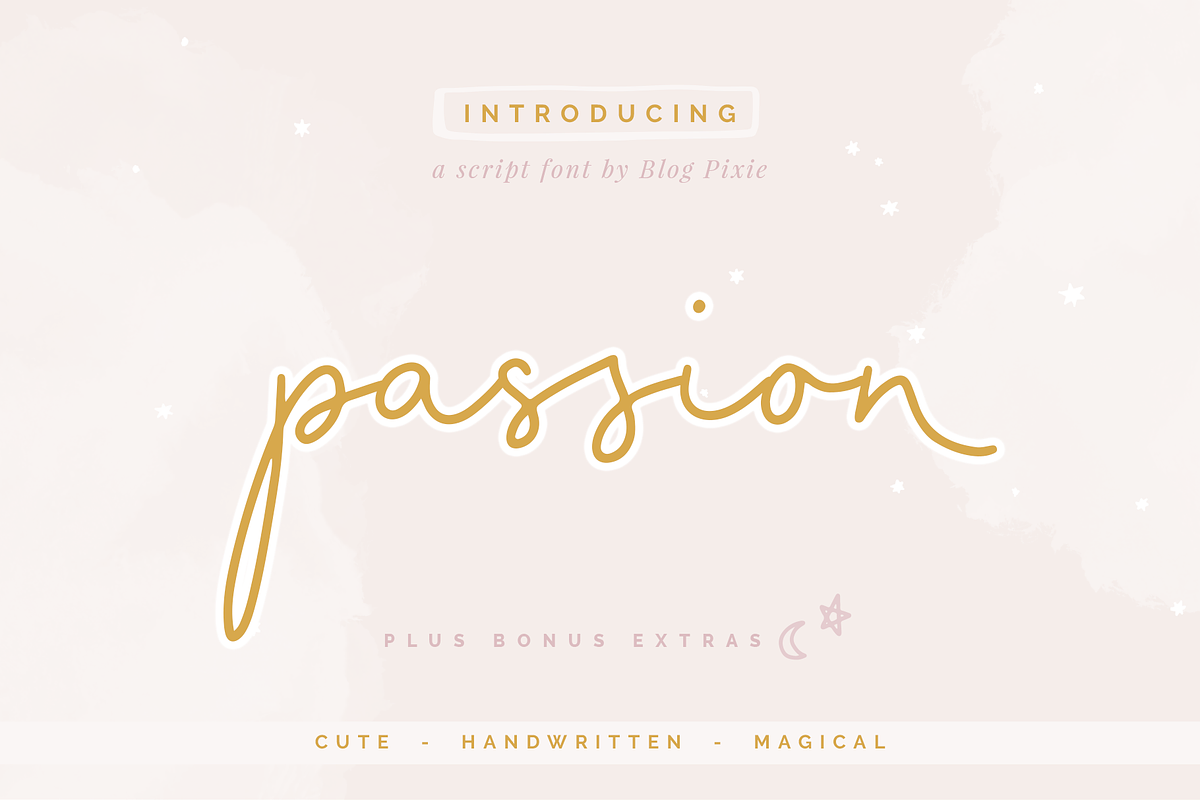 Passion Script Font in Script Fonts - product preview 8