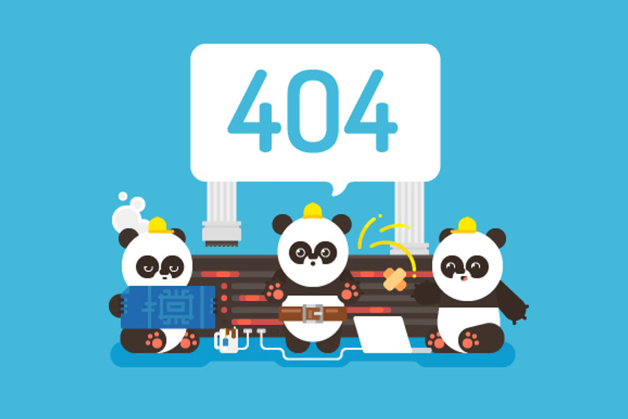 404 Error Page in Illustrations - product preview 8