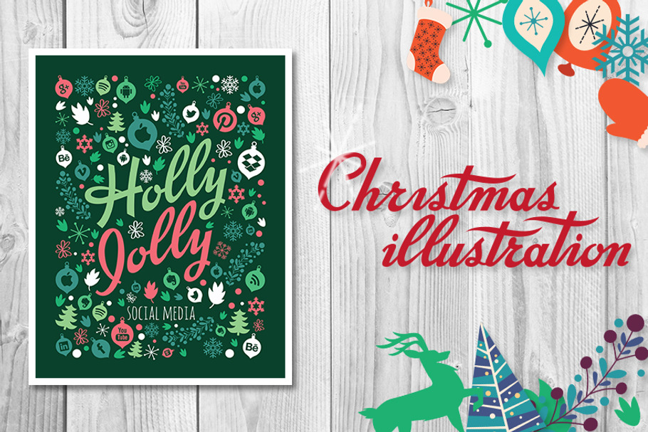 Christmas Illustration in Illustrations - product preview 8