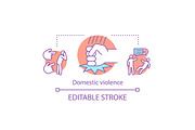 Domestic violence assessment icon