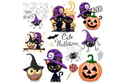 Cute Halloween illustrations